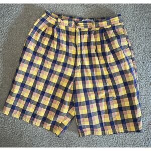 A state of mind by palmettos red plaid walking shorts 90s women’s 12